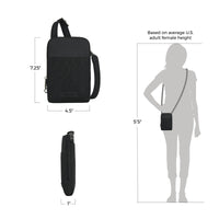 Thumbnail for Travelon Unisex's Anti-Theft Metro Stadium Mini Crossbody Cross Body Bag, One Size