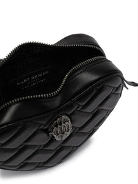 Thumbnail for Kurt Geiger London Kensington Heart-Shaped Crossbody Bag - Black