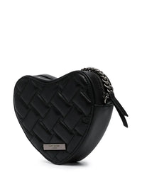 Thumbnail for Kurt Geiger London Kensington Heart-Shaped Crossbody Bag - Black