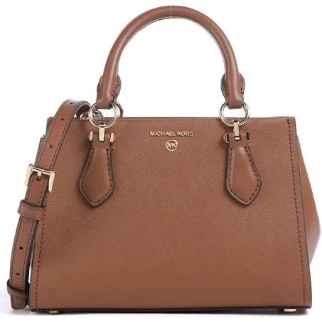 Michael Kors Marilyn Small Saffiano Leather Crossbody Bag - Luggage