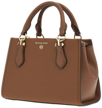 Thumbnail for Michael Kors Marilyn Small Saffiano Leather Crossbody Bag - Luggage