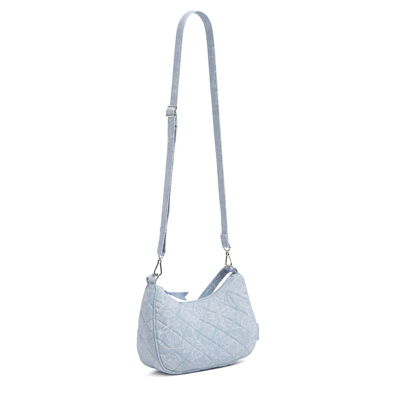 Vera Bradley Women's Cotton Frannie Crescent Crossbody Purse