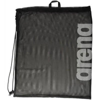 Thumbnail for Arena Swim Team Mesh Drawstring Bag (Black/White)