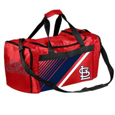 MLB Chicago Cubs 20" Border Stripe Duffel Bag - Blue/Red, Multicolored