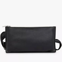 Thumbnail for Whistles Rae Flat Leather Double Pouch Bag