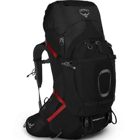 Osprey Aether Plus 60 Backpack - Black L/XL