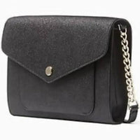 Thumbnail for Women`s Purse Black Glitter Tinsel Flap Crossbody Handbag by Kate Spade