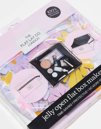 Thumbnail for The Flat Lay Co. x ASOS Exclusive Jelly Makeup Box Bag in Vibrant floral-Multi