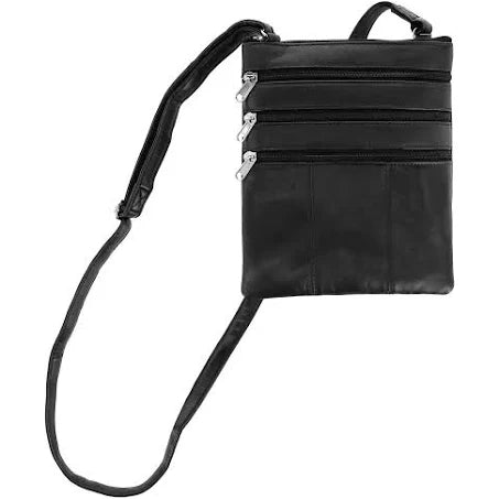 London Stitch Leather Phone Pocket Crossbody Handbag (women) Brown One Size