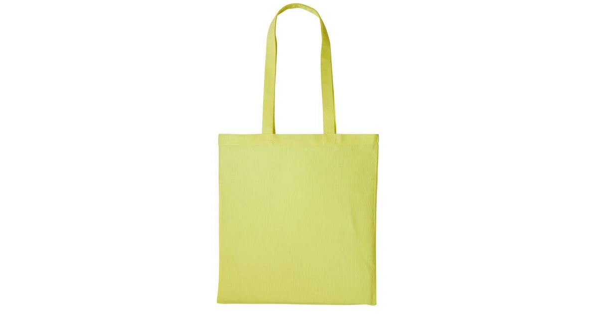 Nutshell Plain Strong Shoulder Shopper Bag (One size) (Pastel Lemon)
