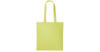 Thumbnail for Nutshell Plain Strong Shoulder Shopper Bag (One size) (Pastel Lemon)