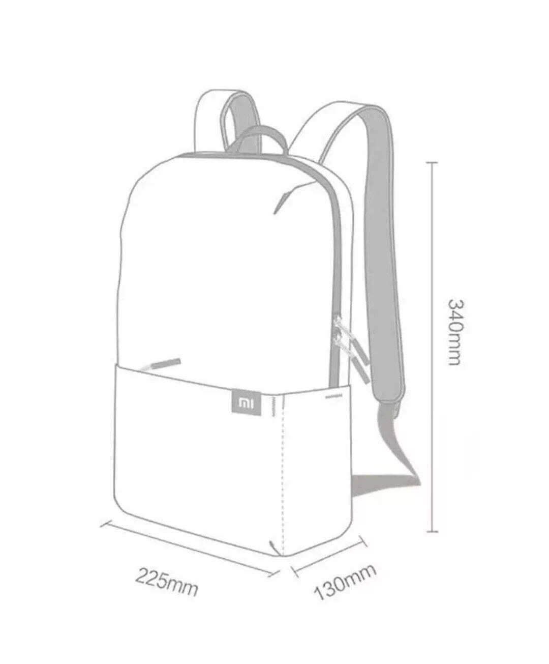 "xiaomi Mi Casual Daypack - Lightweight Backpack -dark Red Travel &