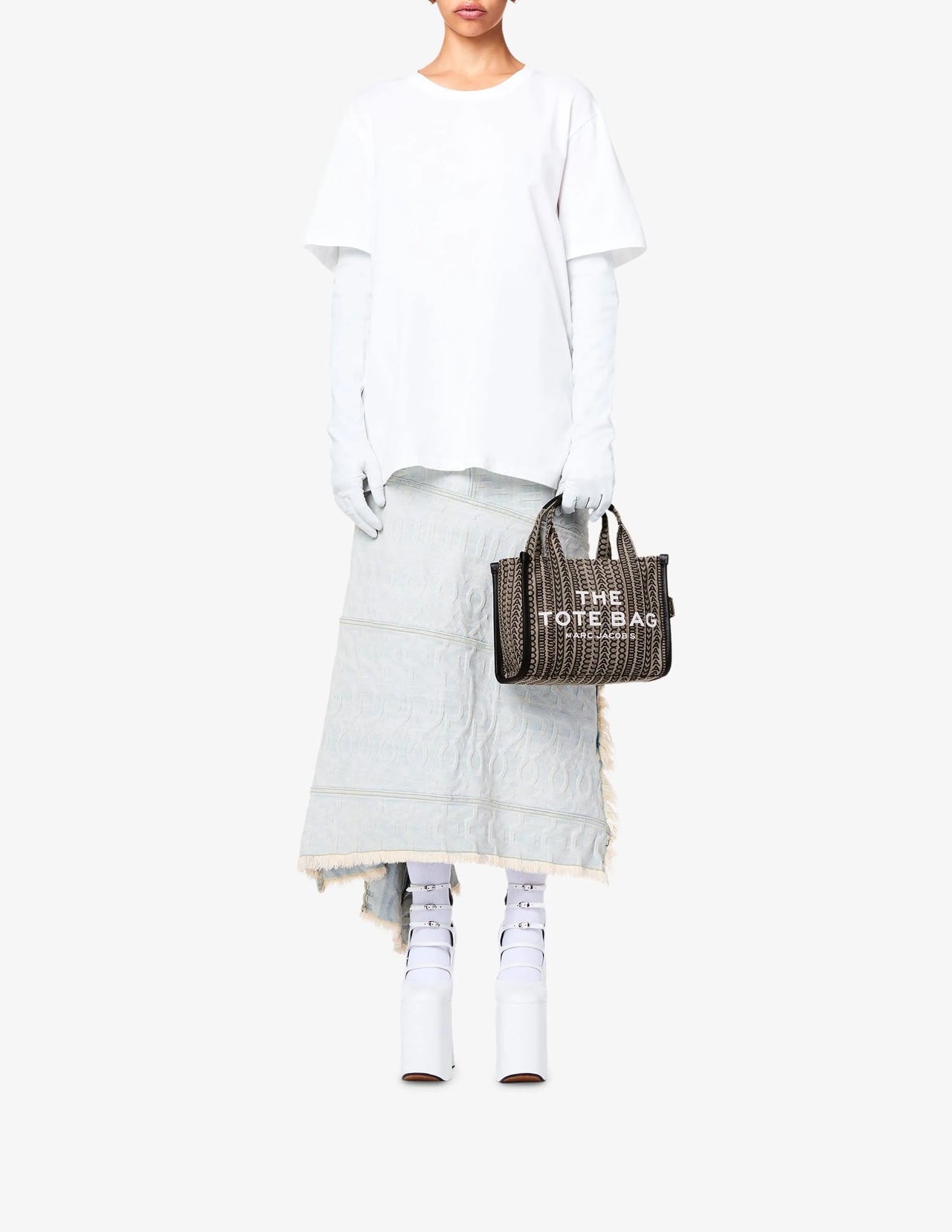 Marc Jacobs The Monogram Jacquard Small Tote Bag