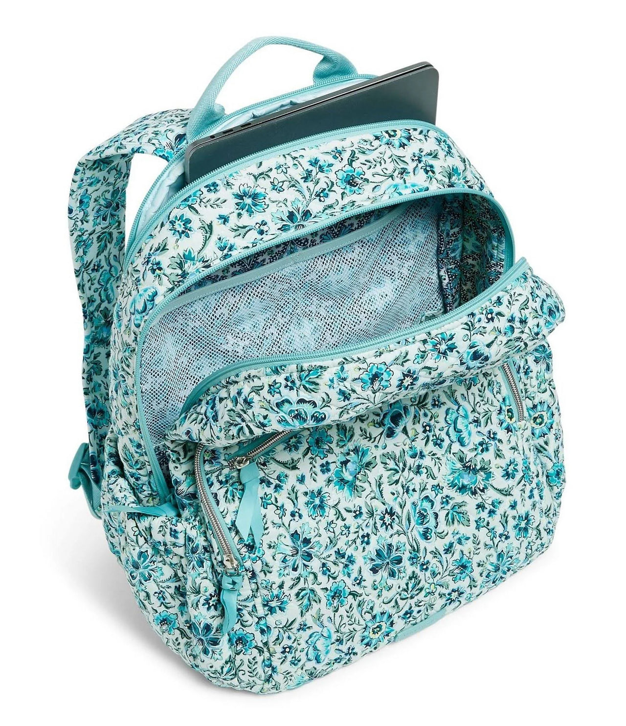 Vera Bradley Campus Backpack in Paisley Wave Green