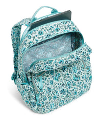 Thumbnail for Vera Bradley Campus Backpack in Paisley Wave Green