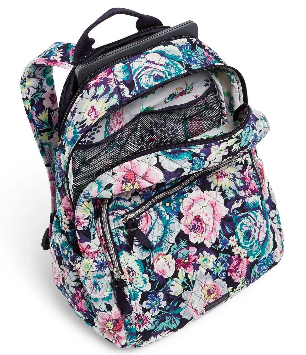 Vera Bradley Campus Backpack in Paisley Wave Green