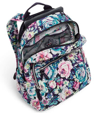 Thumbnail for Vera Bradley Campus Backpack in Paisley Wave Green