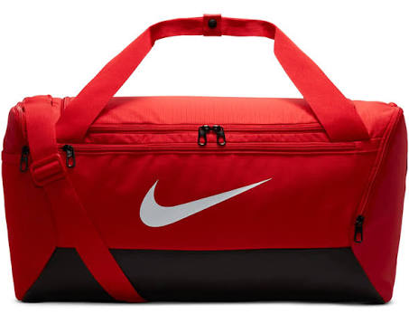 Nike Brasilia 9.5 Small Duffel Bag - 41L - Red/Black/White