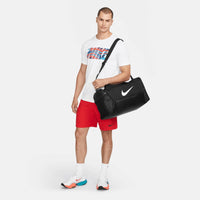 Thumbnail for Nike Brasilia 9.5 Small Duffel Bag - 41L - Red/Black/White
