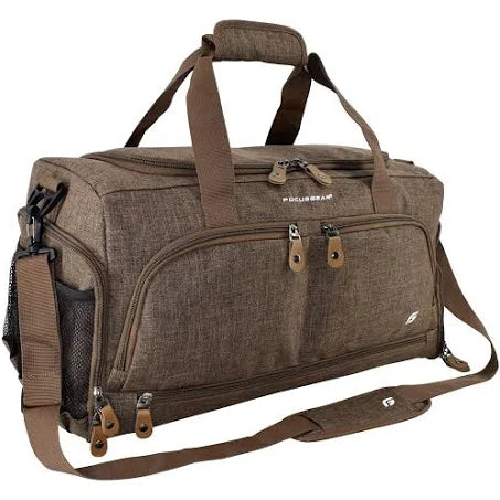 FocusGear Ultimate Gym Bag 2.0: Durable Crowdsource Designed Duffel Bag with 10 ...