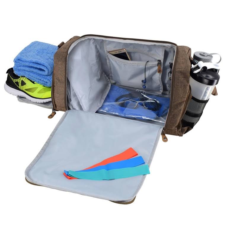 FocusGear Ultimate Gym Bag 2.0: Durable Crowdsource Designed Duffel Bag with 10 ...