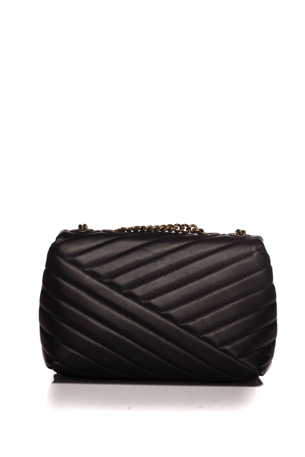 Tory Burch Kira Chevron Small Convertible Shoulder Bag Black