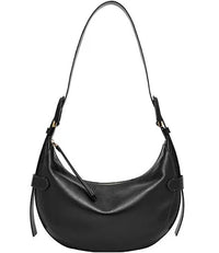 Thumbnail for Fossil Women's Harwell Leather Hobo Bag - Black