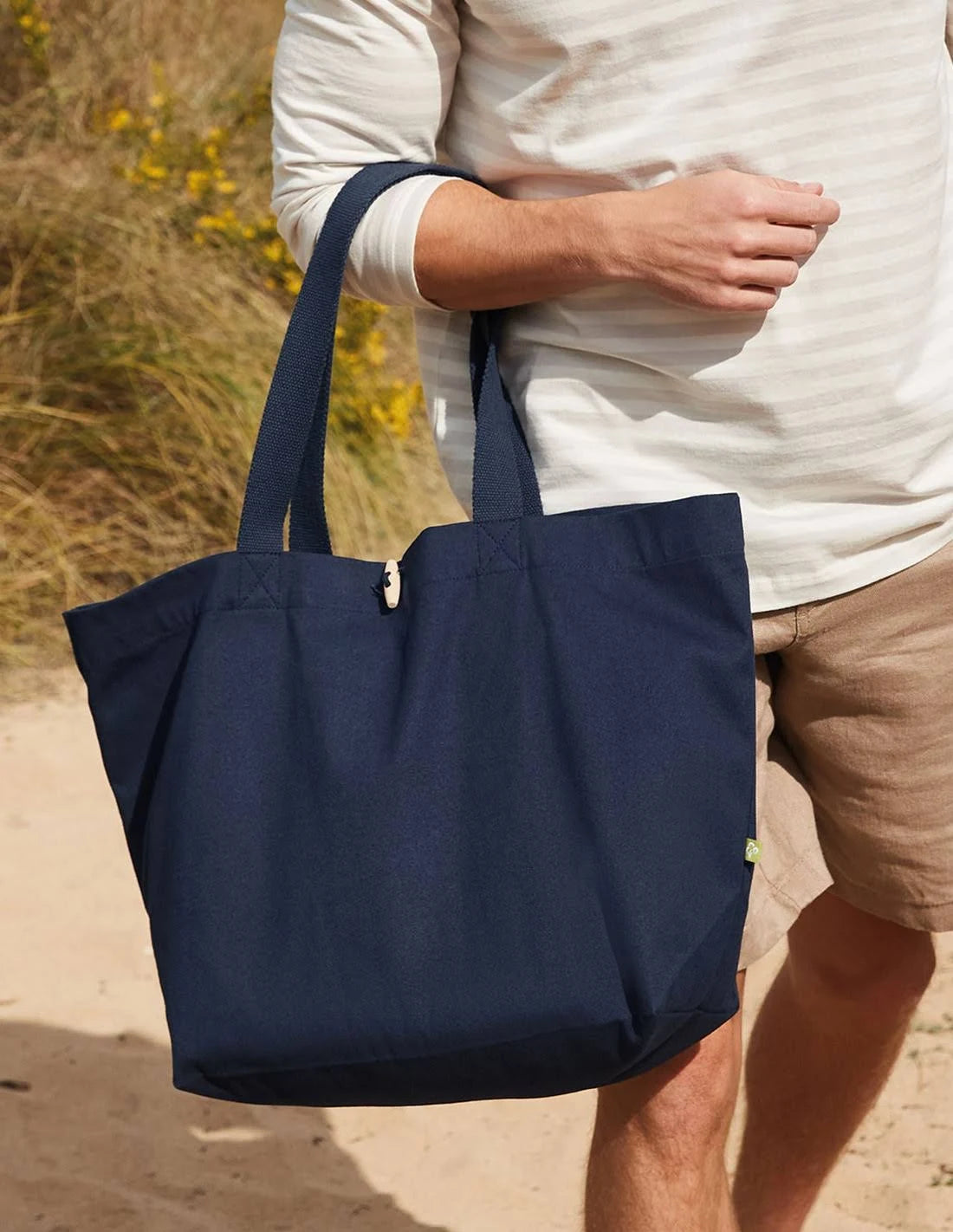Westford Mill EarthAware Organic Marina Tote Pure Grey One