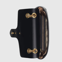 Thumbnail for Gucci, Black GG Marmont Small Matelassé Leather Shoulder Bag