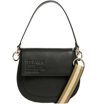 Thumbnail for Ted Baker Darcell Branded Satchel Crossbody Bag - Black