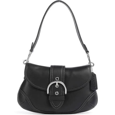 Coach Soho Regenerative Glovetanned Leather Bag Black