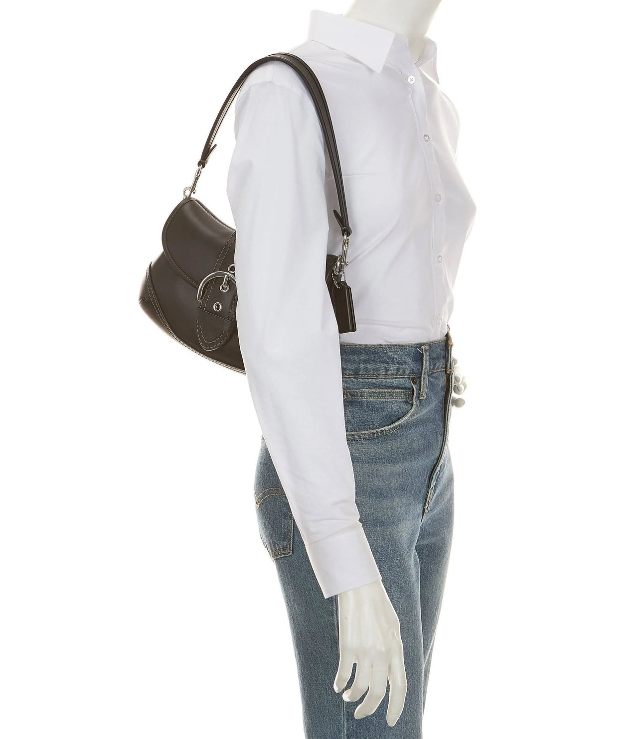 Coach Soho Regenerative Glovetanned Leather Bag Black