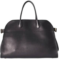 Thumbnail for The Row Soft Margaux 15 Bag In Leather - Black-black-plain