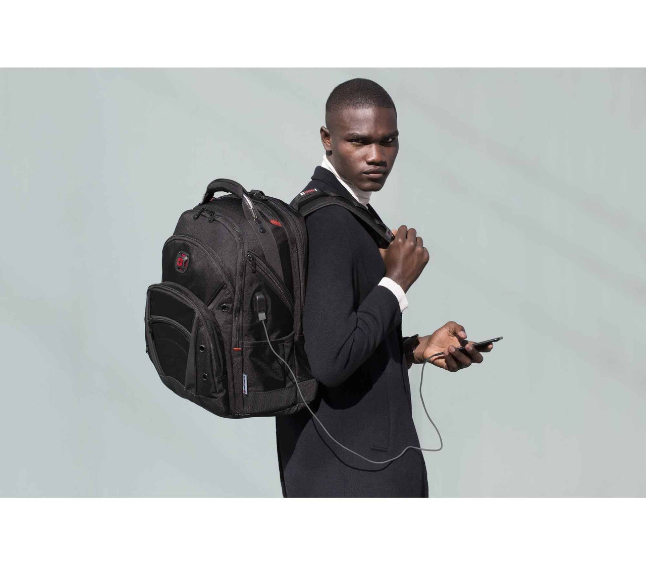 Wenger/SwissGear Synergy Deluxe 40.6 cm (16") Backpack Black