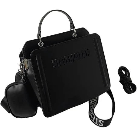 (Black) Steve Women Madden Fashion Square Bag