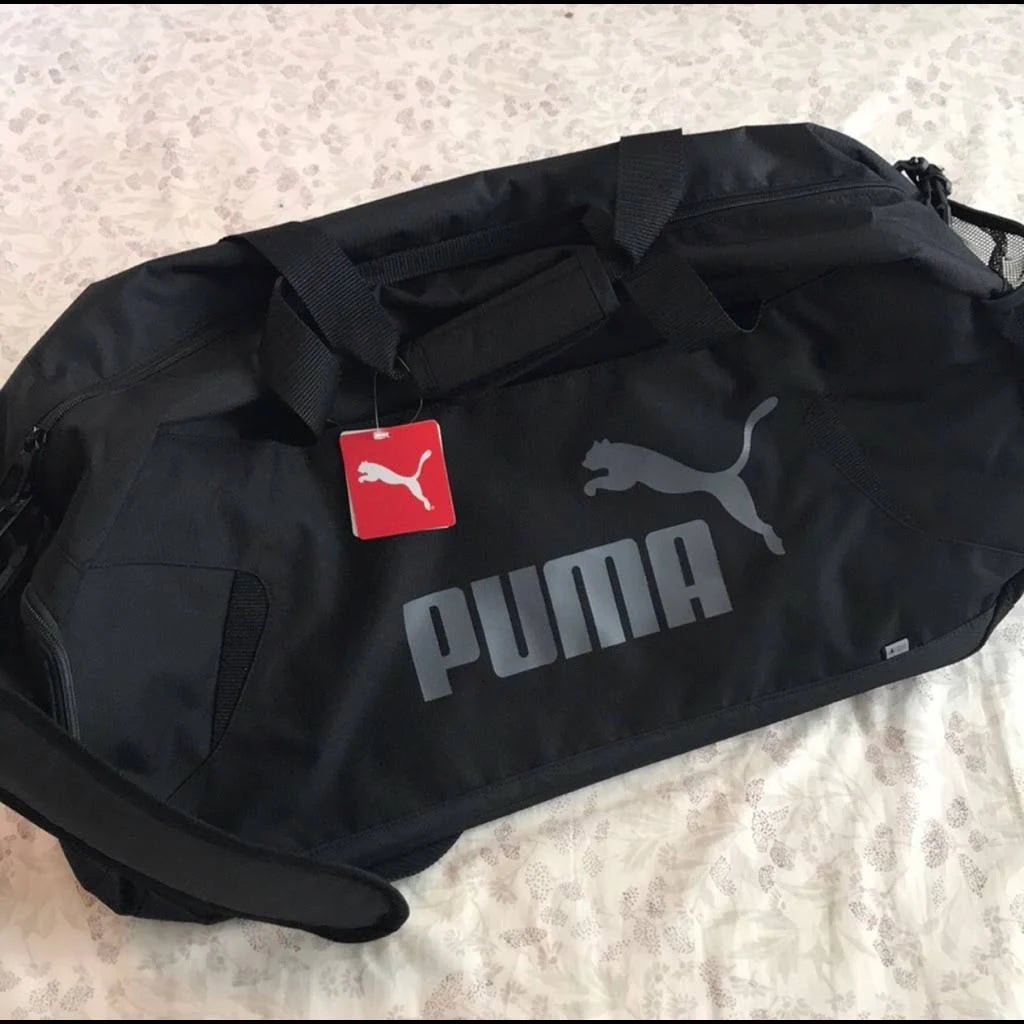 Puma Gym Medium Duffle Bag - 01 - US:Osfa, Puma Black/Puma Black