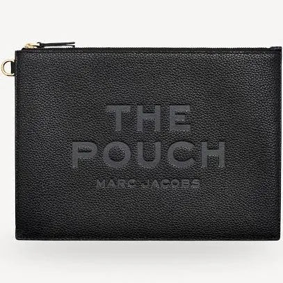 Marc Jacobs Black 'The Leather Large' Pouch