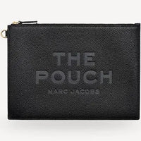 Thumbnail for Marc Jacobs Black 'The Leather Large' Pouch