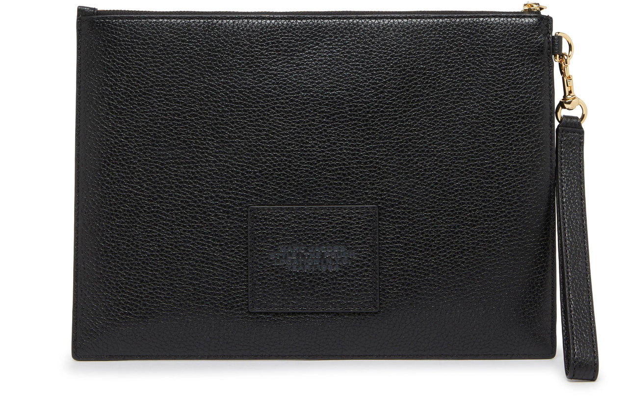 Marc Jacobs Black 'The Leather Large' Pouch