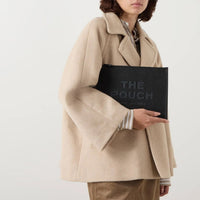 Thumbnail for Marc Jacobs Black 'The Leather Large' Pouch