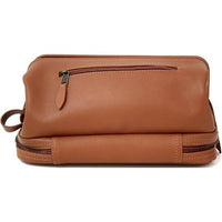 Thumbnail for Royce Leather Executive Toiletry Travel Wash Bag - Tan