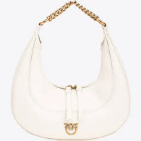 Thumbnail for PINKO Brioche Hobo Bag, Off-White