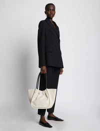 Thumbnail for Proenza Schouler Women's Large Ruched Tote Bag - Clay