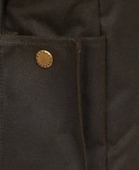 Thumbnail for Barbour 'Essential' Wax Messenger Bag - Olive