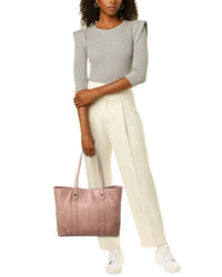 Thumbnail for Frye Melissa Leather Shopper Tote