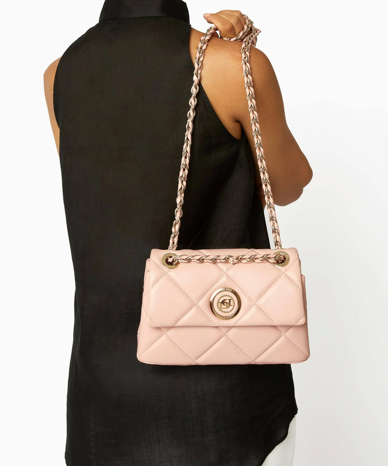 Dune Duchess Small Quilted Leather Shoulder Bag