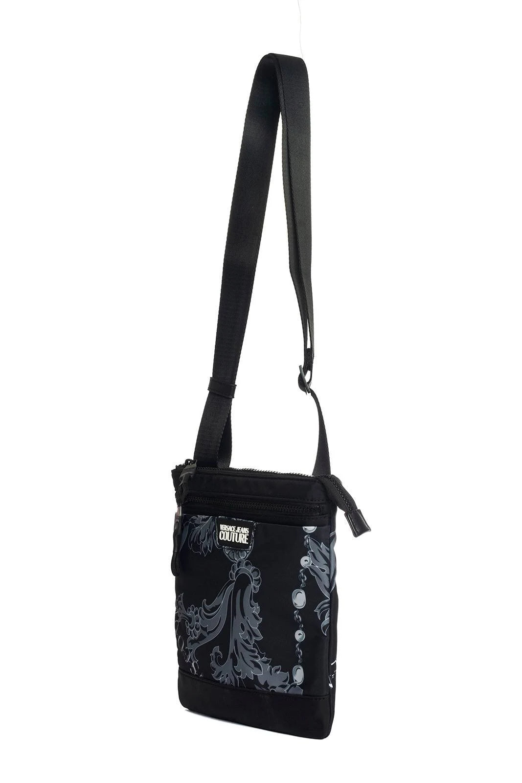 Versace Jeans Couture Baroque Crossbody Bag - Black