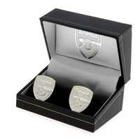 Thumbnail for Arsenal FC Silver Plated Crest Cufflinks