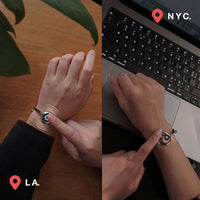 Thumbnail for long distance touch bracelets/couples vibrating bracelets/bonding bracelets/tap bracelets/miss you bracelet
