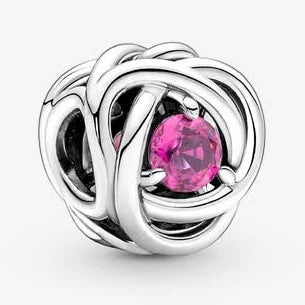 Pandora October Birthstone Eternity Circle Charm